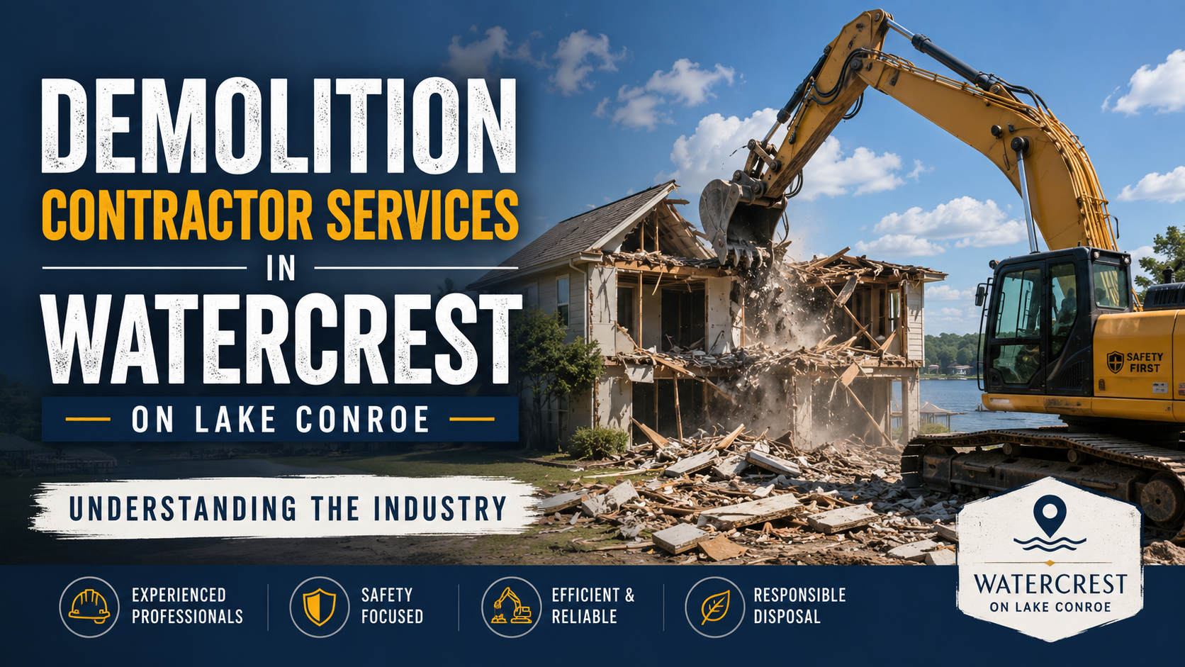 Demolition Contractor Services in Watercrest on Lake Conroe: Understanding the Industry